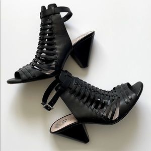 Vince Camuto Black Wedge Heels